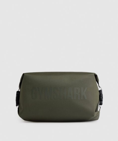 Gymshark X-Series Toiletry Bags Olive | NZ 7IMPEC